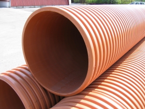 Korrugált SN8 bordás PVC csatornacső KD-EXTRA