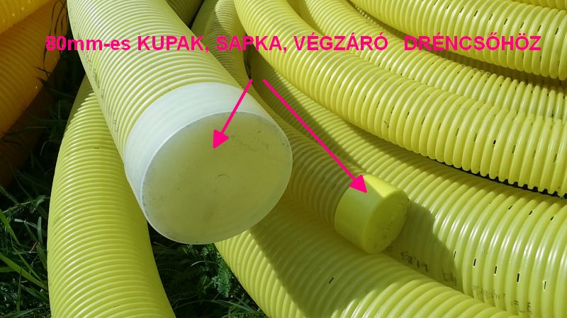 80mm kupak sapka vegzaro drencsohoz