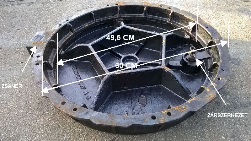 közúti csatornafedlap csatornafedél 500 d400 en124 budapest