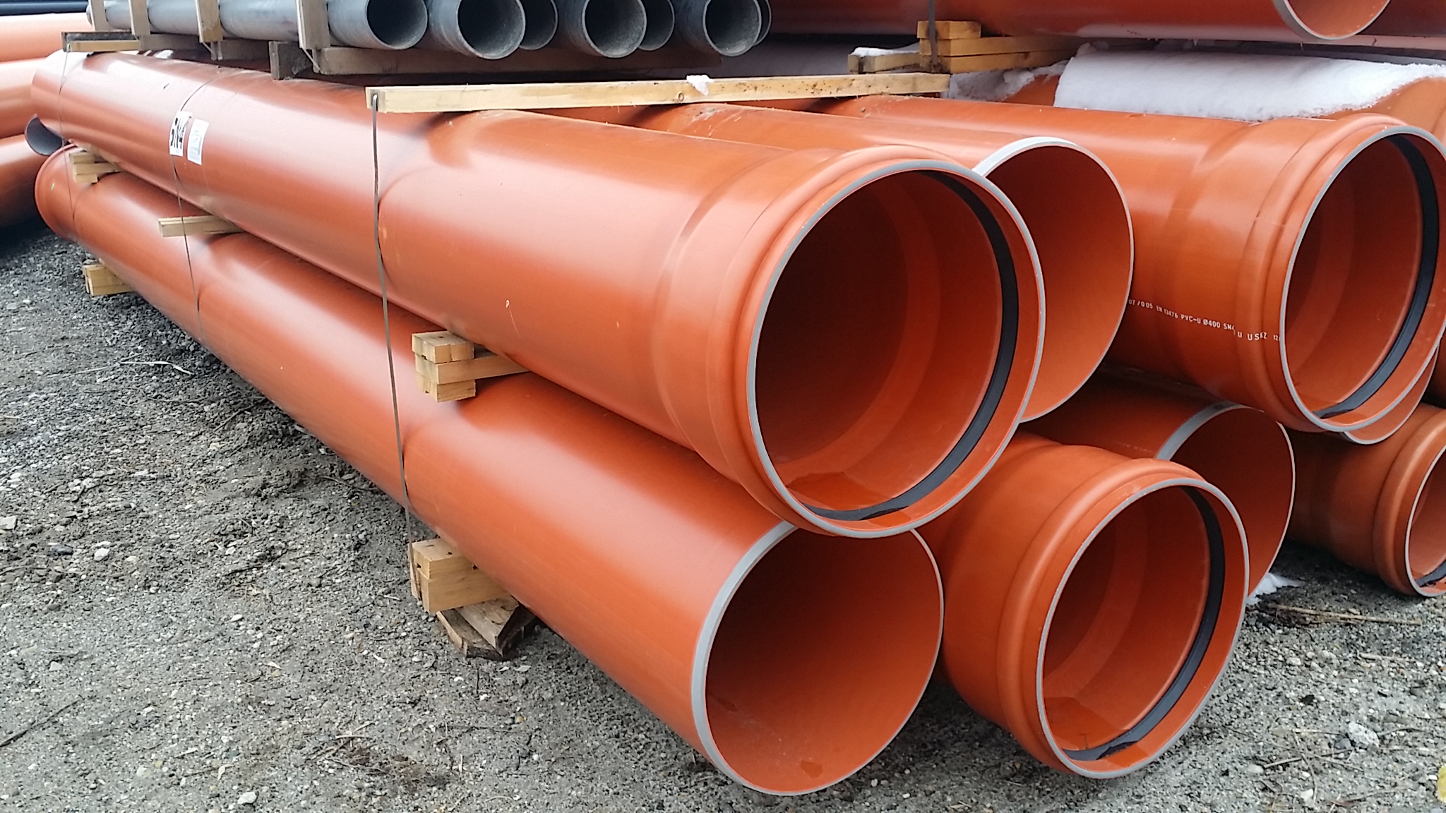 pvc u en13476 400 5m sn8