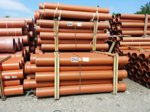 SN 4 minősítésű KG-PVC cső 200/2fm