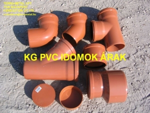 kgpvc idomok, kg áttoló karmantyú, toldó, szűkító, befalazó, aknabekötő